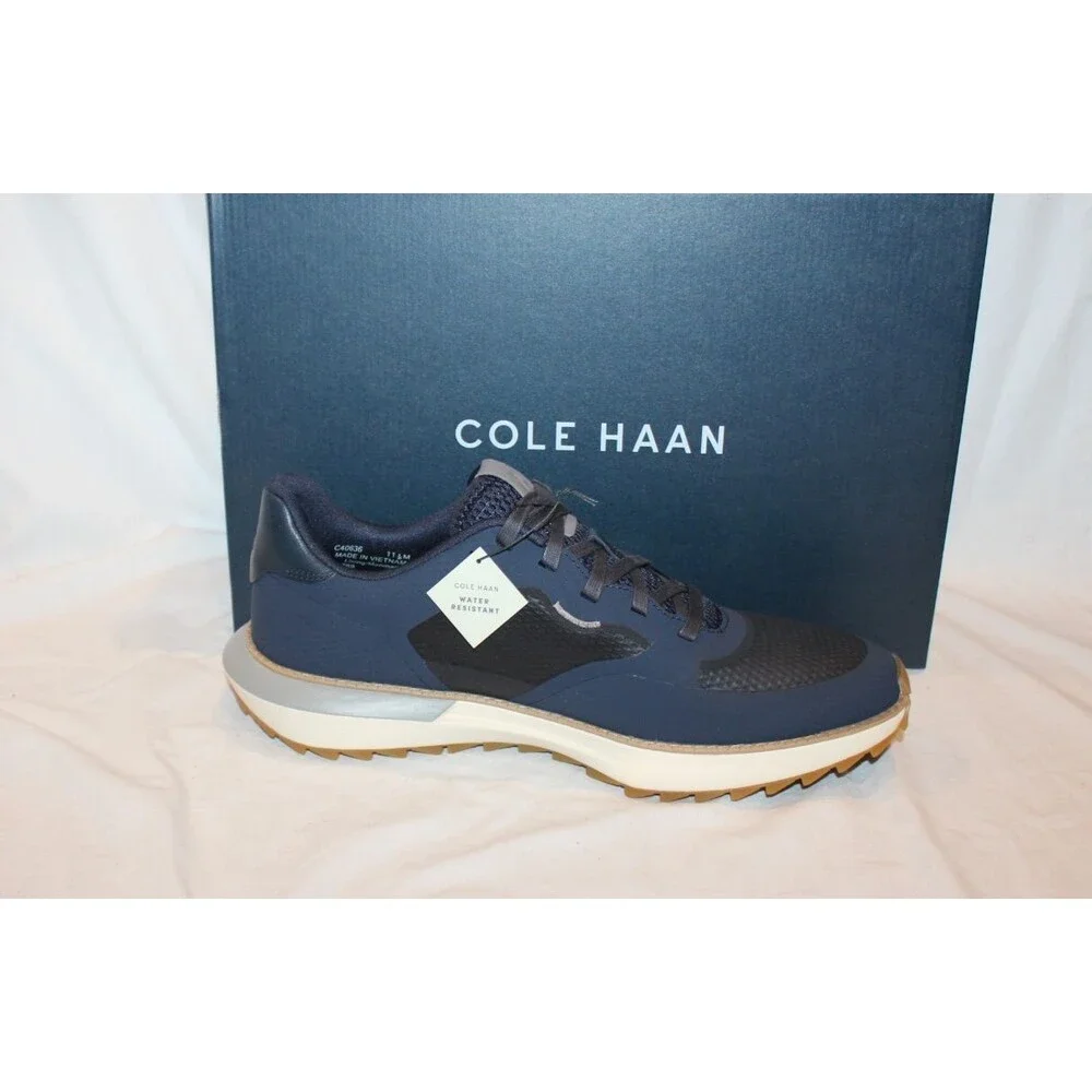 Cole Haan GrandPro Ashland II Men’s Golf Shoe Navy Ivory NEW S 11.5